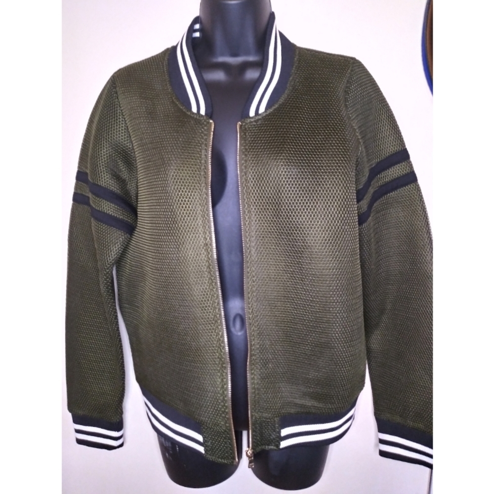NWOT Mesh Bomber Jacket